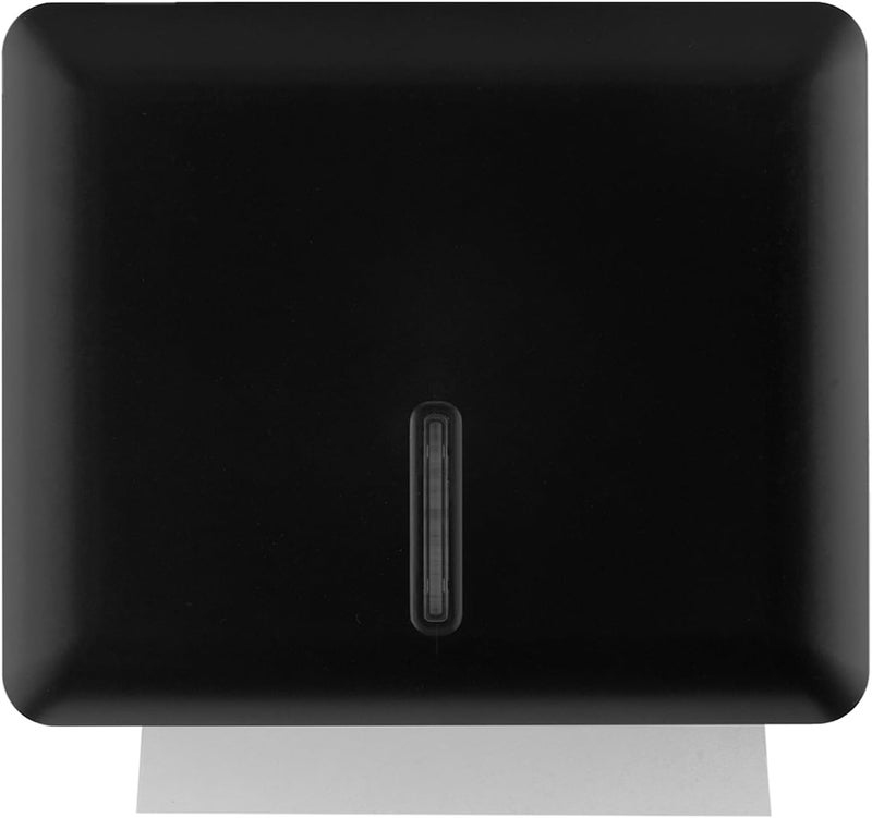 EnBath Multifold Paper Towel Dispenser Wall Mount (Black), Folded Hand Towel Dispenser for Bathroom/Restroom (Holds up to 300 Towels), Commercial Paper Towel Holder, Trifold Paper Towels Dispenser by - Image 1